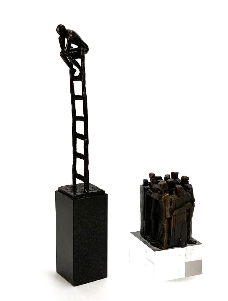 277. Bronzen beelden, C. Ammerlaan & F. Steginga., Antiek en Kunst, Kunst | Beelden en Houtsnijwerken, Ophalen of Verzenden