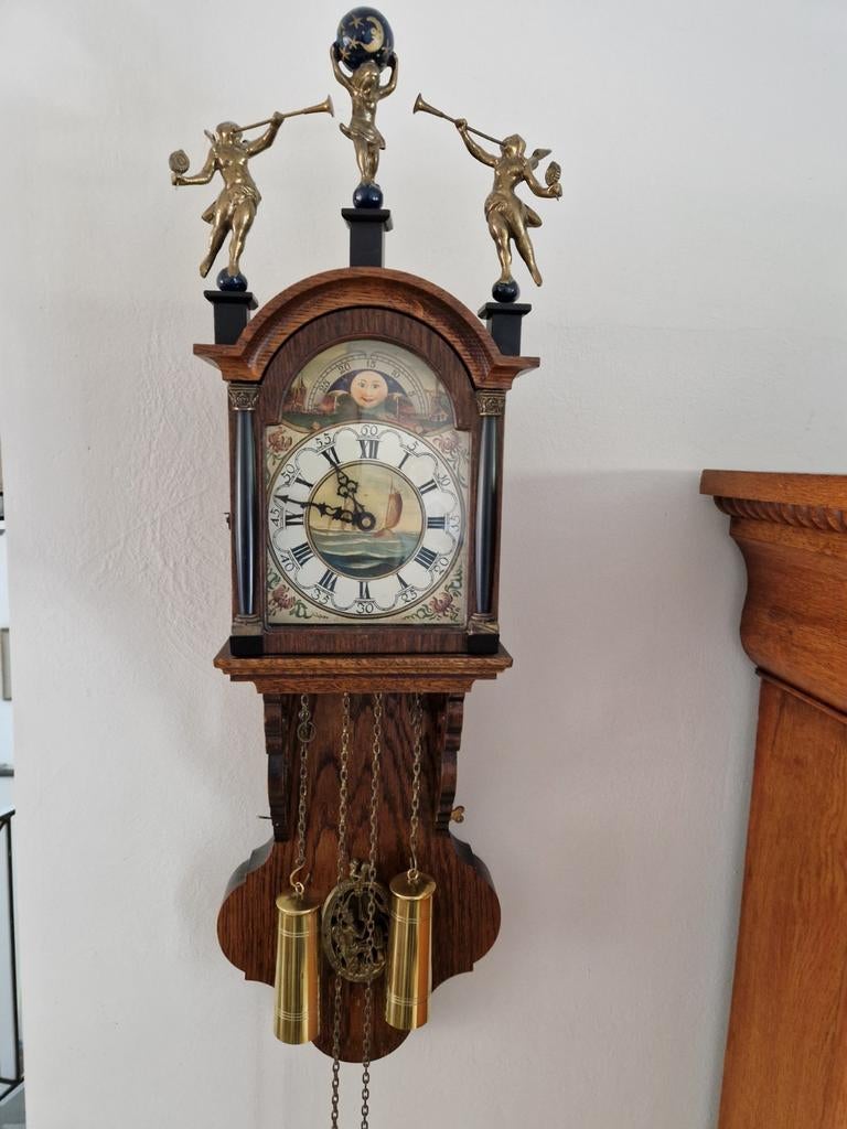 Kleine staart wandklok., Huis en Inrichting, Ophalen