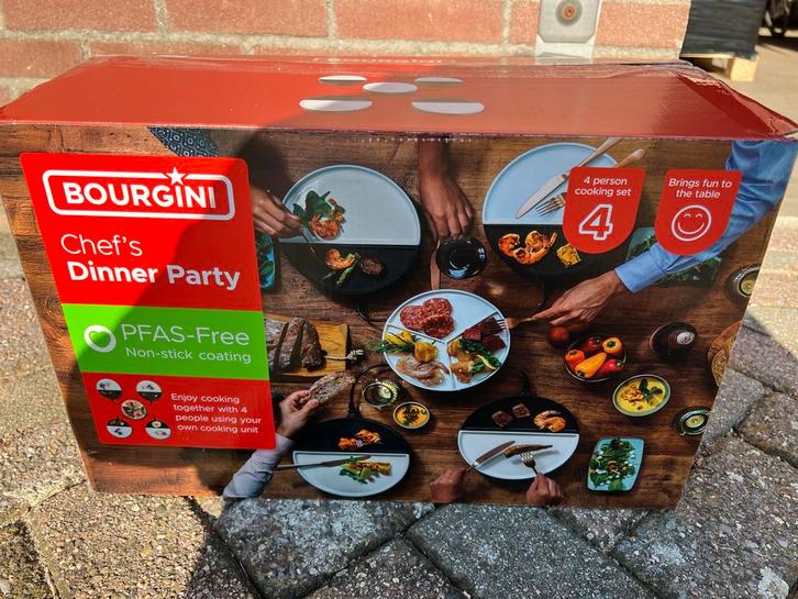 Nieuwe Bourgini Chef's Dinner Party Set, Huis en Inrichting, Keuken | Keukenbenodigdheden, Nieuw, Ophalen of Verzenden