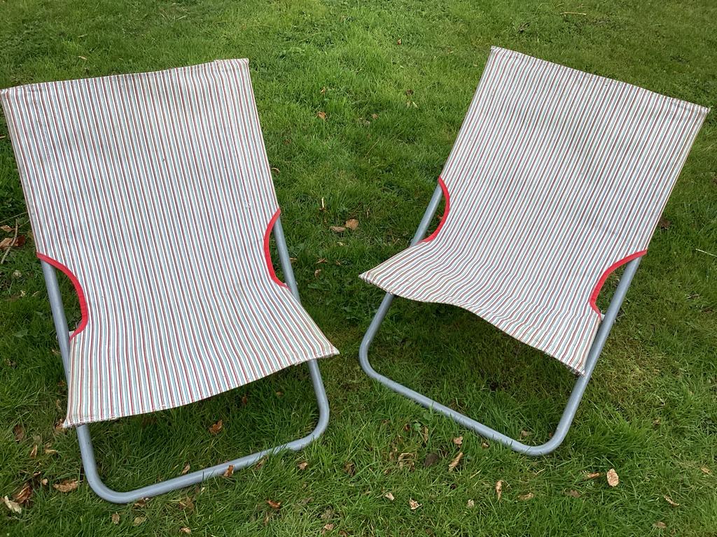 Twee Bart Outdoor stoelen, Ophalen, Gebruikt, Campingstoel