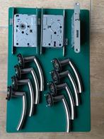 Luxe deurbeslag Svedex Twist (RVS mat), Ophalen, Zo goed als nieuw, Rvs, Klink of Kruk