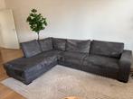 Comfortabele grijze hoekbank - Goed gebruikt, Huis en Inrichting, Banken | Bankstellen, Ophalen, 250 tot 300 cm, Gebruikt, Hoekbank