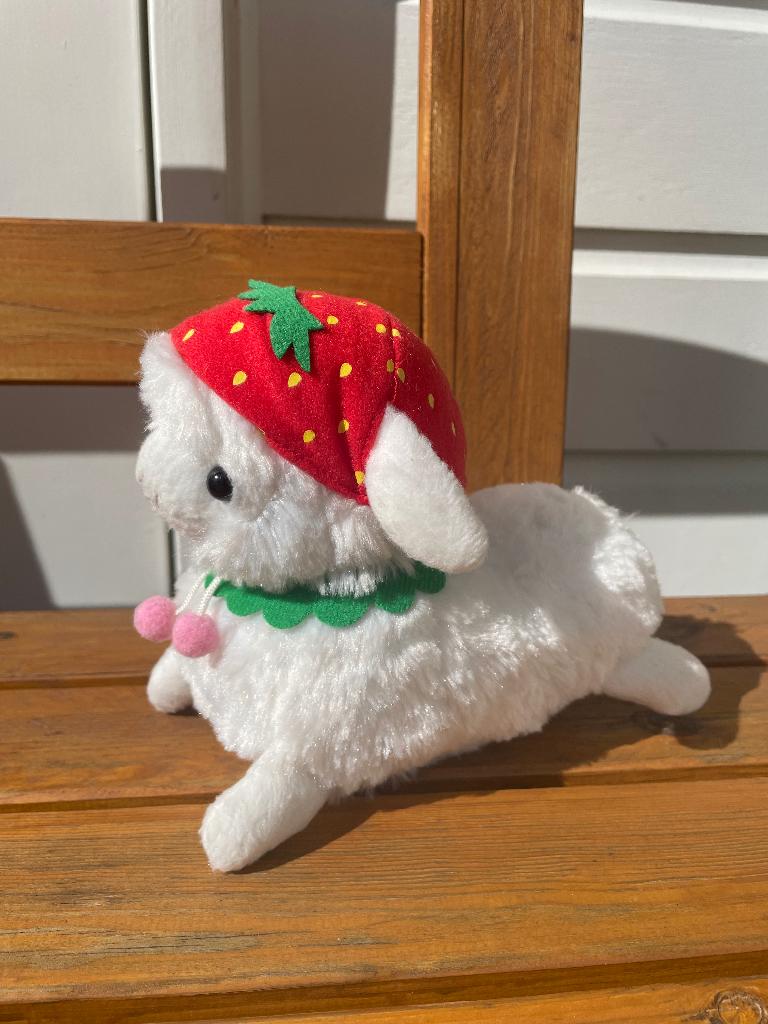 Alpacasso strawberry alpaca knuffel aardbei uitgave kawaii, Ophalen of Verzenden, Overige typen