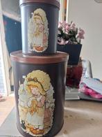 Groot en klein blik bruin meisje Sarah Kay, Verzamelen, Blikken, Ophalen of Verzenden, Gebruikt, Overige, Overige merken