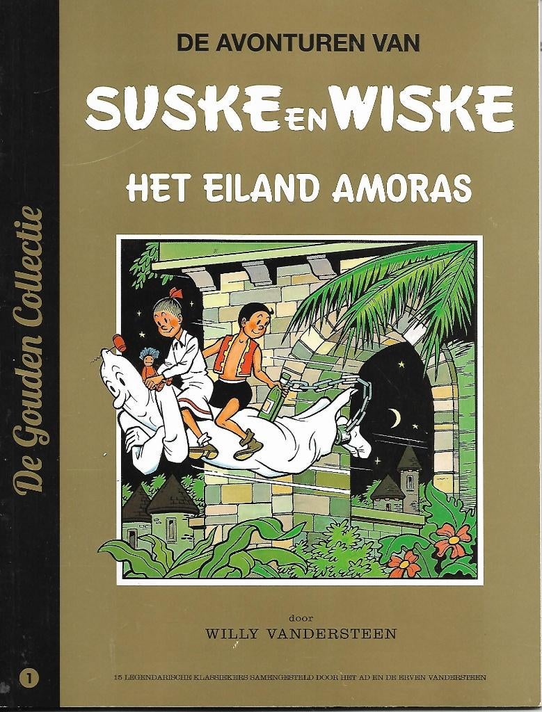 Suske en Wiske - Het eiland Amoras (De gouden collectie), Boeken, Stripboeken, Eén stripboek, Ophalen of Verzenden, Zo goed als nieuw