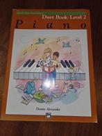 muziekboek Alfred's Basic Piano  Duet Level 2, Ophalen of Verzenden, Les of Cursus, Piano