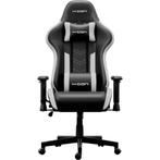 Gamestoel-Bureaustoel-Ergonomisch-Wit, Ophalen, Ergonomisch, Zo goed als nieuw, Zwart