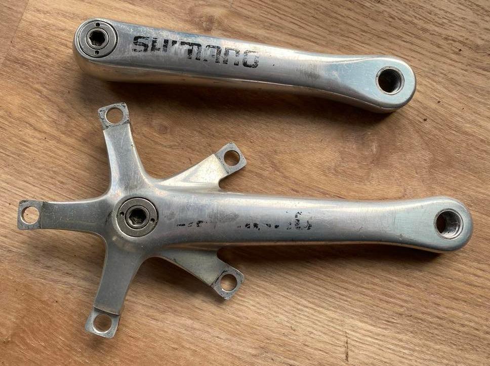 Shimano Dura Ace FC-7700 Team cranks, 175mm, Fietsen en Brommers, Fietsonderdelen, Crankstel of Pedalen, Gebruikt, Ophalen of Verzenden