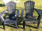 2 Bear chairs, Tuin en Terras, Tuinstoelen, Ophalen, Gebruikt, Kunststof, Stapelbaar