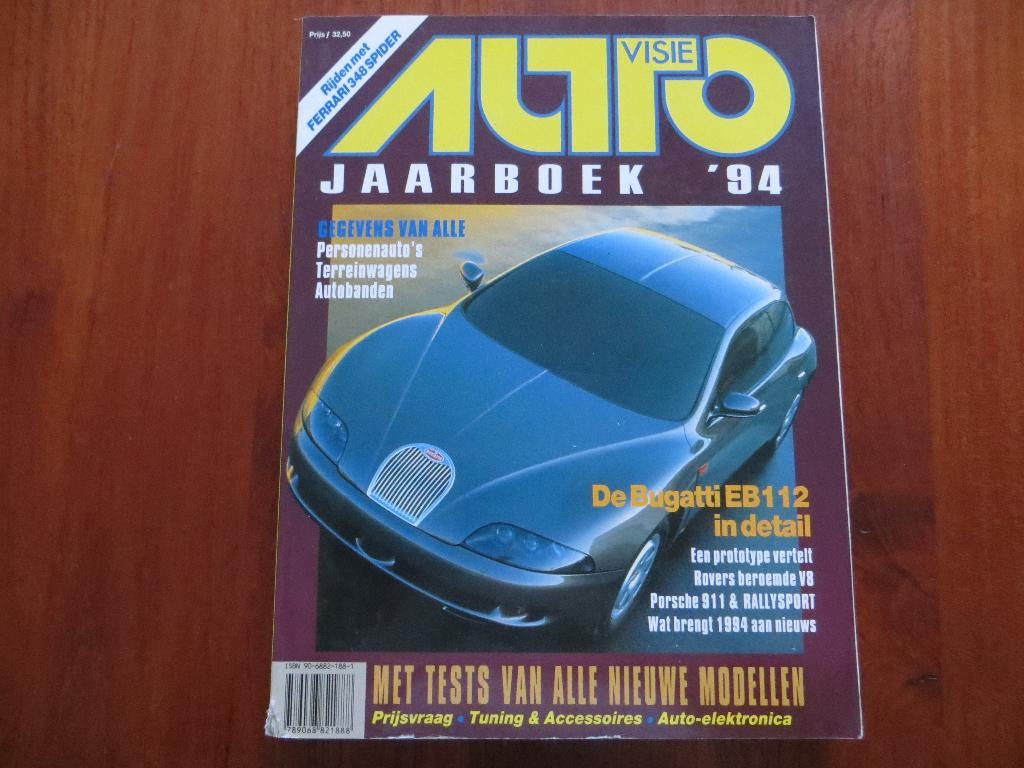 Autovisie Jaarboek 1994, Boeken, Auto's | Boeken, Ophalen of Verzenden, Zo goed als nieuw, Algemeen
