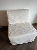 IKEA Lykselle Lovas slaapstoel met witte hoes, Huis en Inrichting, Stoelen, Ophalen, Wit, Zo goed als nieuw, Eén