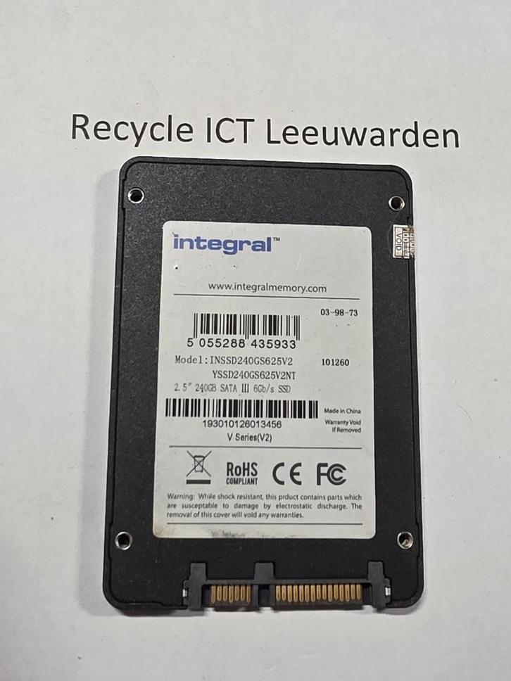 Integral 240gb laptop ssd hdd hardeschijf, Computers en Software, Harde schijven, Gebruikt, Laptop, Intern, SSD, SATA, Ophalen of Verzenden