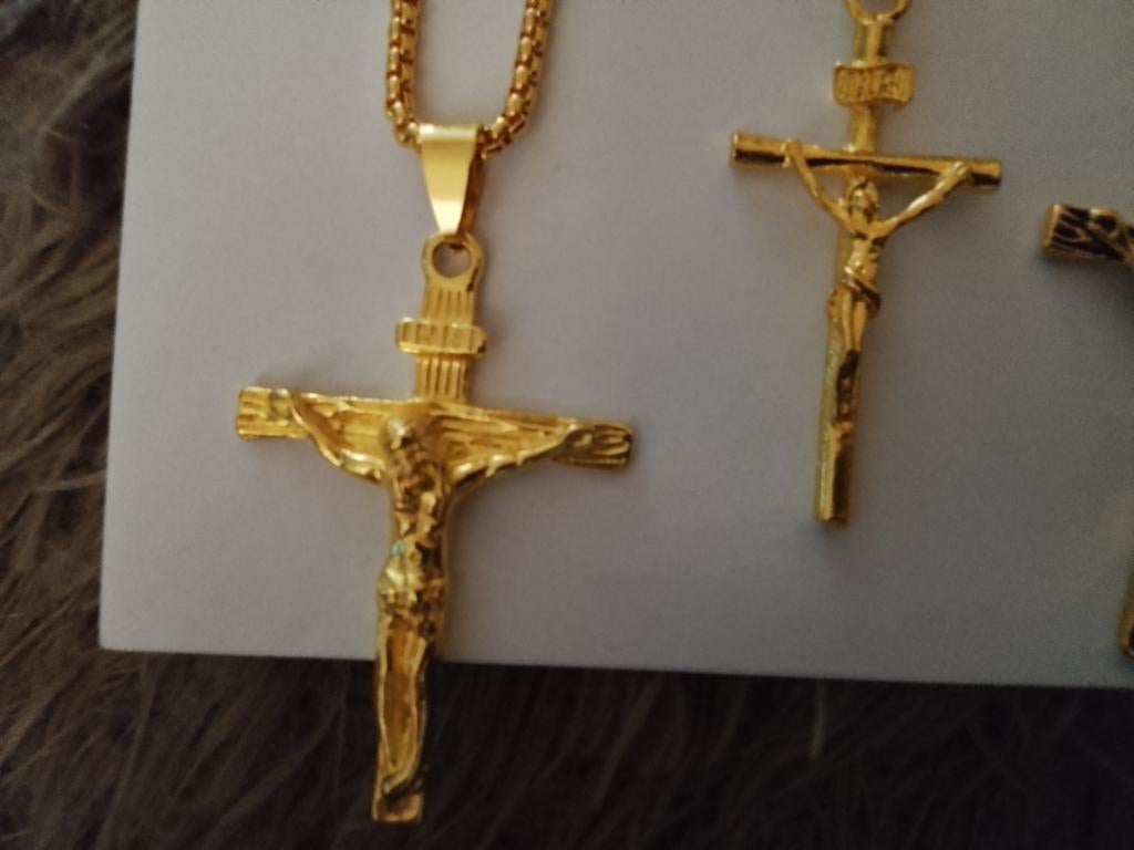 Mooie ketting met Jezus Christus hanger, Ophalen of Verzenden