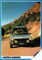 Folder Talbot Matra Rancho (1983), Verzenden, Gelezen, Overige merken