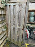 Schuttingdeur van hardhout, Tuin en Terras, Schuttingen, Ophalen, Minder dan 3 meter, Hout, 1 tot 2 meter