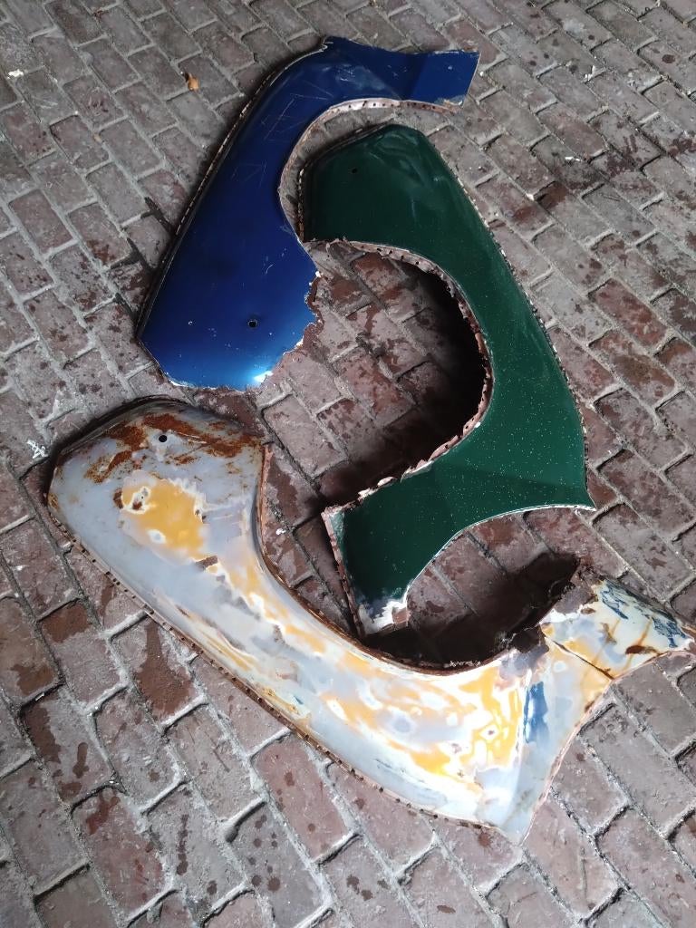 Achter schermen Spitfire MK3, Ophalen, Gebruikt, Triumph, Spatbord