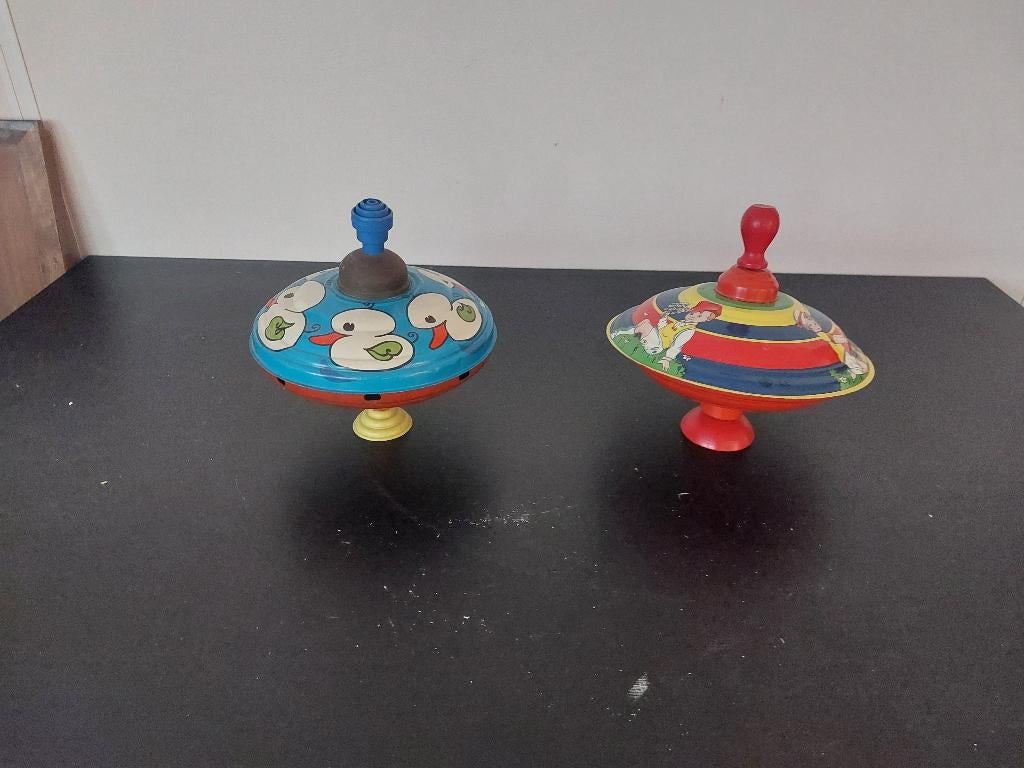 2 tinnen tollen ( 500718), Antiek en Kunst, Ophalen