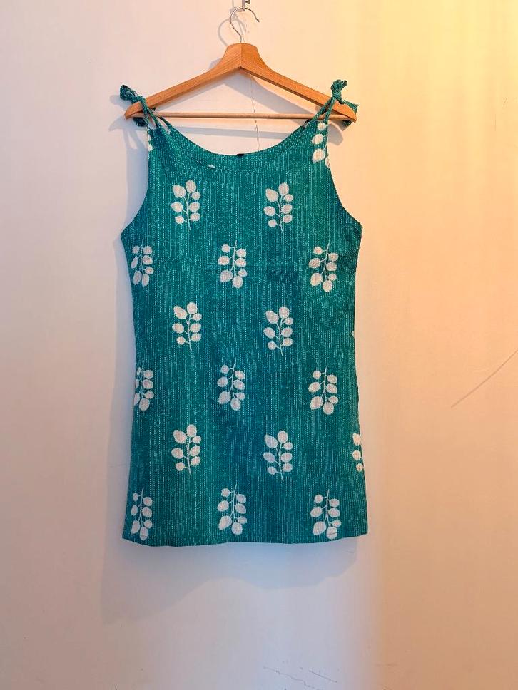 Brand new Teal Printed Kurti/ blouse, Kleding | Dames, Blouses en Tunieken, Nieuw, Maat 36 (S), Overige kleuren, Ophalen