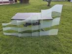 Glasplaten 4 stuks ex terras windscherm 7mm dik / Brielle, Gebruikt, Minder dan 80 cm, 80 tot 120 cm, Ophalen of Verzenden