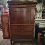Antieke Hollandse Eikenhouten Secetaire, Ophalen