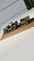 Jeep Willys MB met aanhanger model, Ophalen of Verzenden