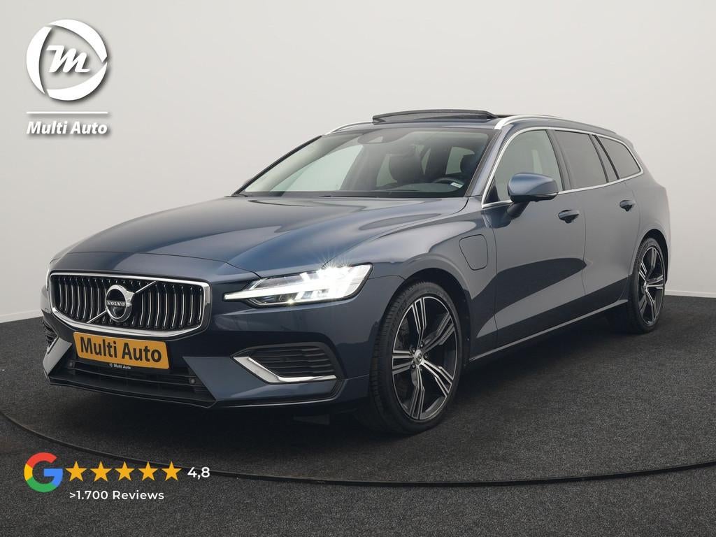 Volvo V60 T6 Recharge AWD Inscription PHEV 340pk Dealer O.H., Automaat, Gebruikt, Zwart, 4 cilinders