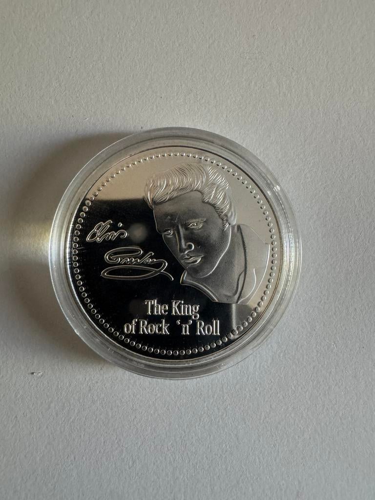 Elvis Presley munt in capsule, Ophalen of Verzenden