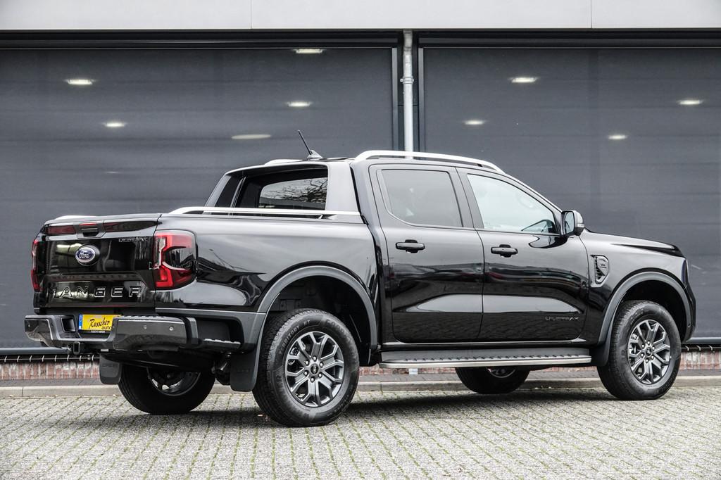 Ford Ranger Wildtrak 3.0 V6 240Pk Aut. | Double Cab | 2-pers, Auto's, Ford, Automaat, 12 maanden, Gebruikt, Zwart