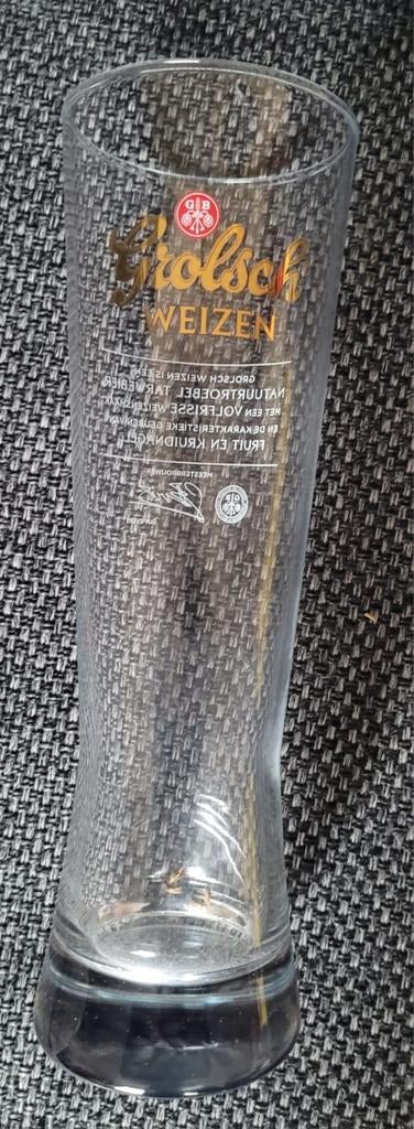 Grolsch weizen 0,5 liter bierglas groot bierglas, Ophalen of Verzenden, Zo goed als nieuw, Glas of Glazen, Grolsch