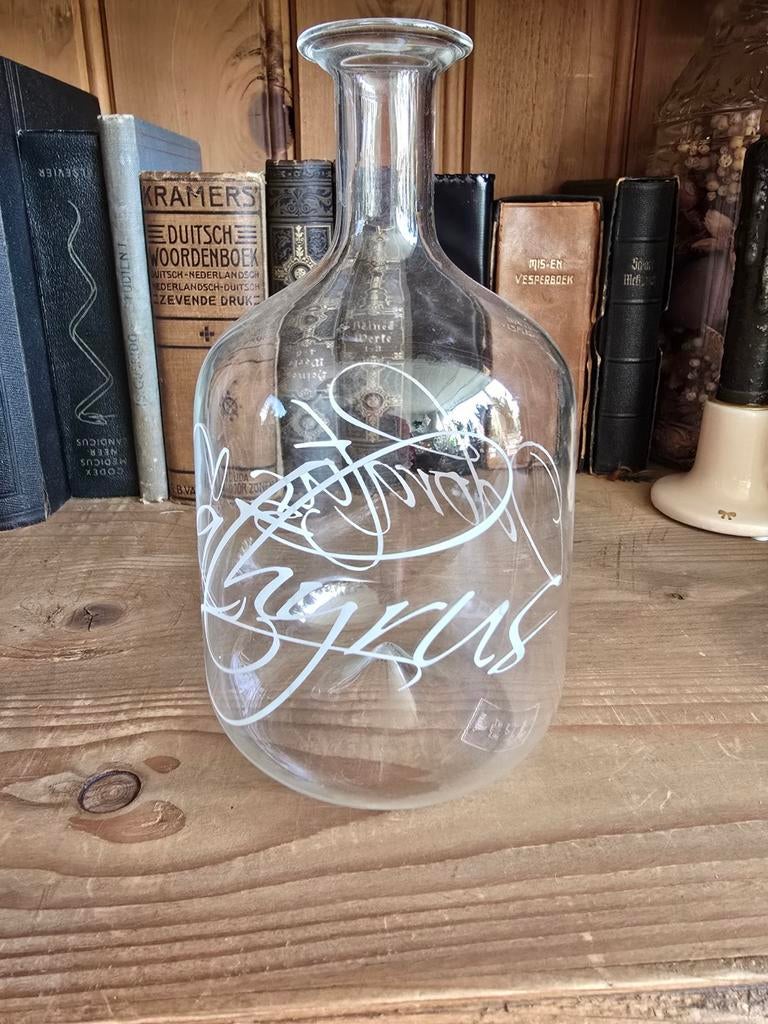 Glazen vaasje Riviera Maison, Overige kleuren, Ophalen of Verzenden, Minder dan 50 cm, Glas