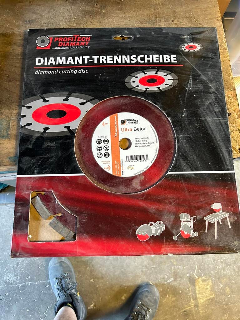 Zaagblad beton 350mm, Ophalen, Maandkalender, Nieuw