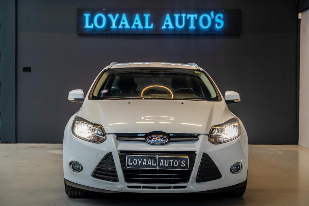 Ford Focus Wagon 1.0 EcoBoost Titanium | NAVI | AIRCO | CRUI, Auto's, Euro 5, Gebruikt, Wit, Origineel Nederlands