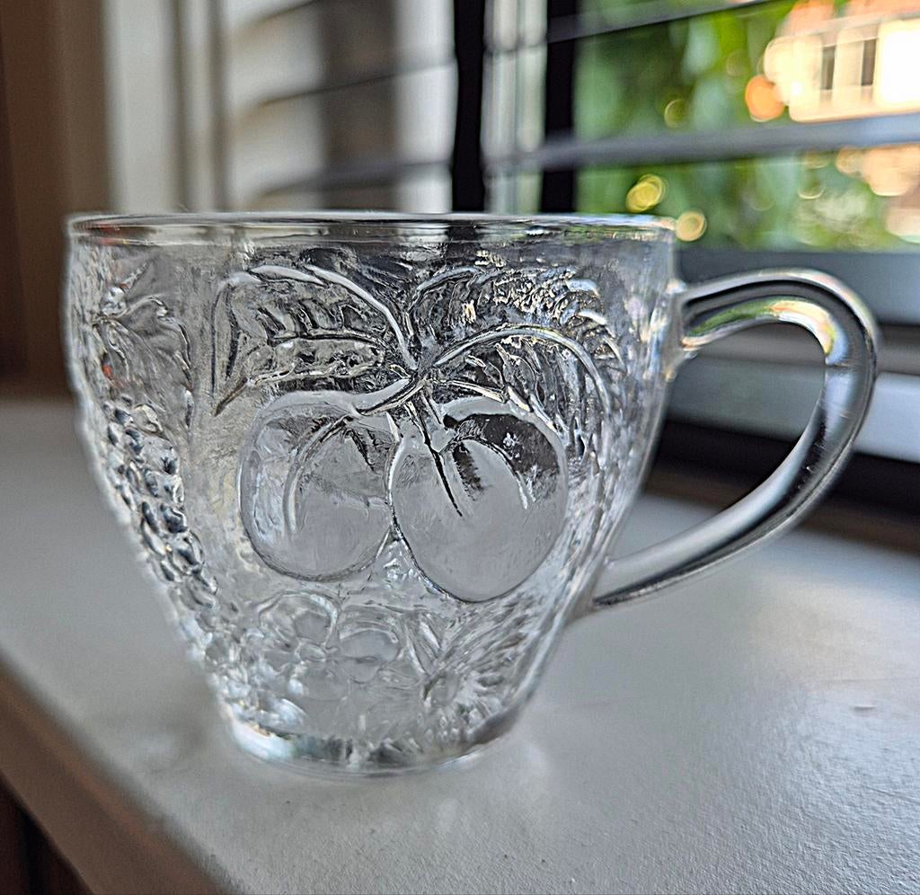 6 Vintage Duralex kopjes, Verzamelen, Glas en Borrelglaasjes, Ophalen of Verzenden, Zo goed als nieuw, Overige typen