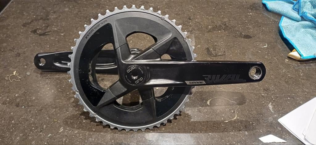 SRAM Rival crank met powermeter, 175mm, 48-35, Fietsen en Brommers, Fietsonderdelen, Ophalen of Verzenden