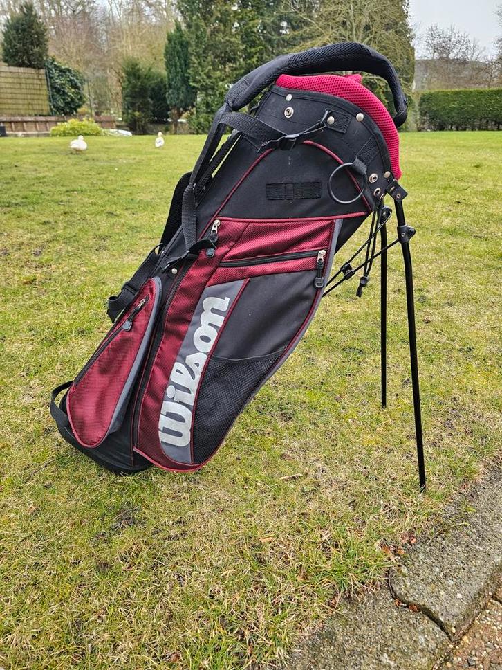 Wilson Draagbare Golftas met Stand, Sport en Fitness, Golf, Gebruikt, Tas, Overige merken, Ophalen of Verzenden
