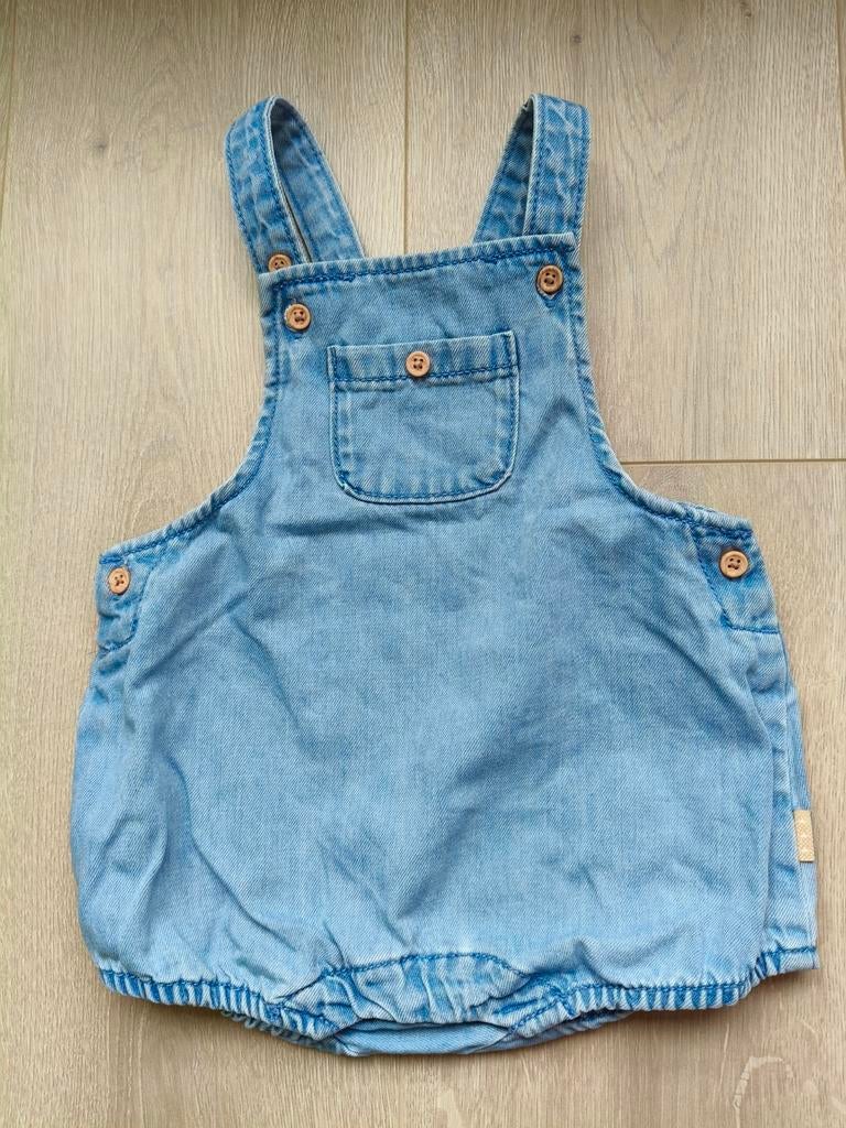 Tuinbroek mt74, Kinderen en Baby's, Babykleding | Maat 74, Ophalen, Broekje, Jongetje of Meisje, Zo goed als nieuw