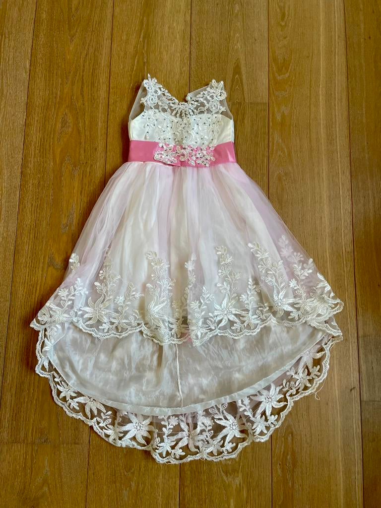 Verkleedjurk trouwjurk bruidsmeisje maat 110., Kinderen en Baby's, Carnavalskleding en Verkleedspullen, Ophalen of Verzenden, Gebruikt