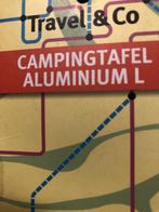 Campingtafel Aluminium L, Caravans en Kamperen, Kampeermeubelen, Ophalen, Gebruikt, Campingtafel