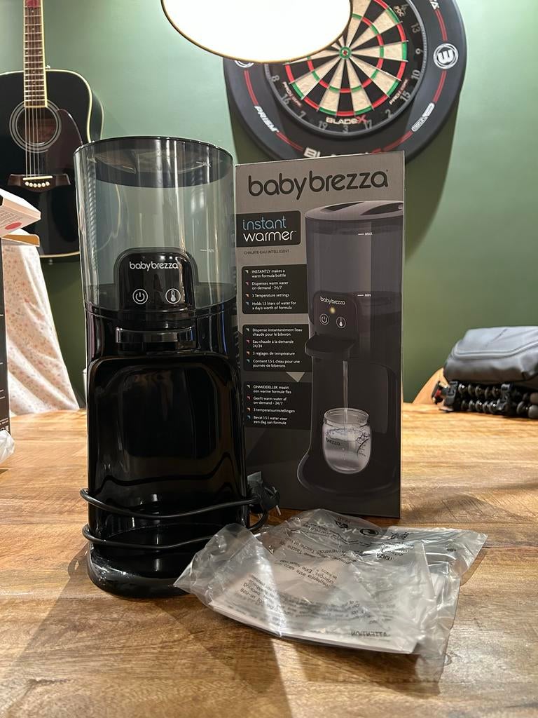 Baby Brezza Instant Warmer Zwart 1, Ophalen of Verzenden, Zo goed als nieuw, Flessen- of potjesverwarmer