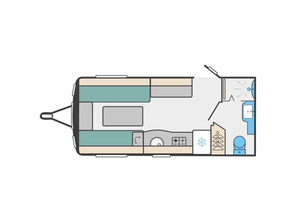 Sprite Cruzer 475 SR MODEL 2024 OP=OP, Ringverwarming, Tot en met 2, Bedrijf, Overige typen