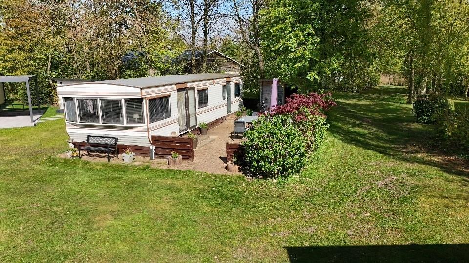 Stacaravan op camping It Wiid Earnewoude Friesland
