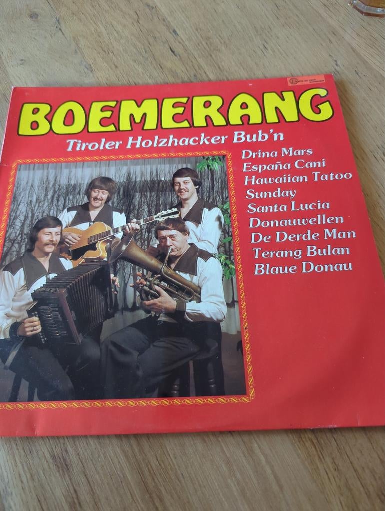 LP Boemerang Tiroler Holzhacker Bub'n, Cd's en Dvd's, Ophalen of Verzenden