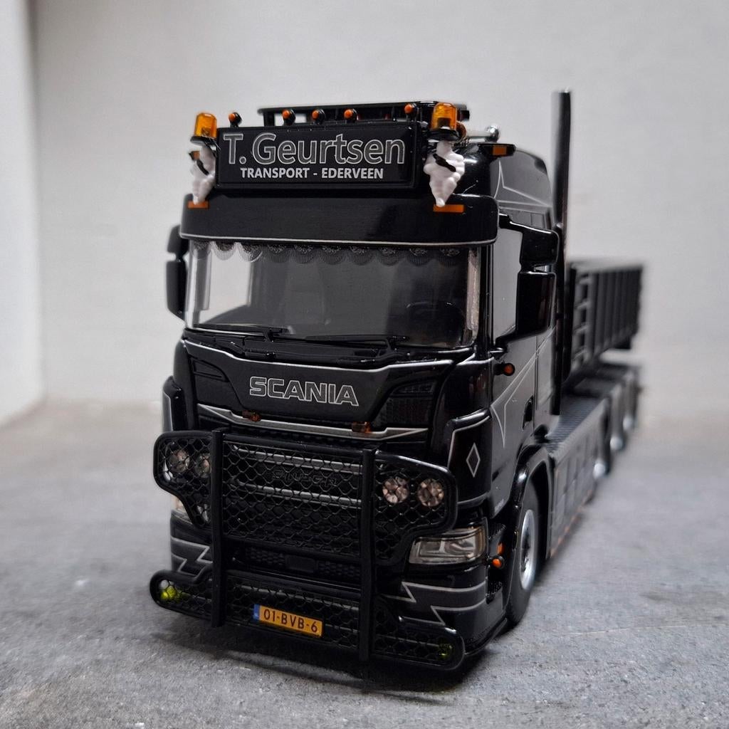 Wsi 1 50 scania T Geurtsen combi, Ophalen of Verzenden, Zo goed als nieuw, Bus of Vrachtwagen, Wsi