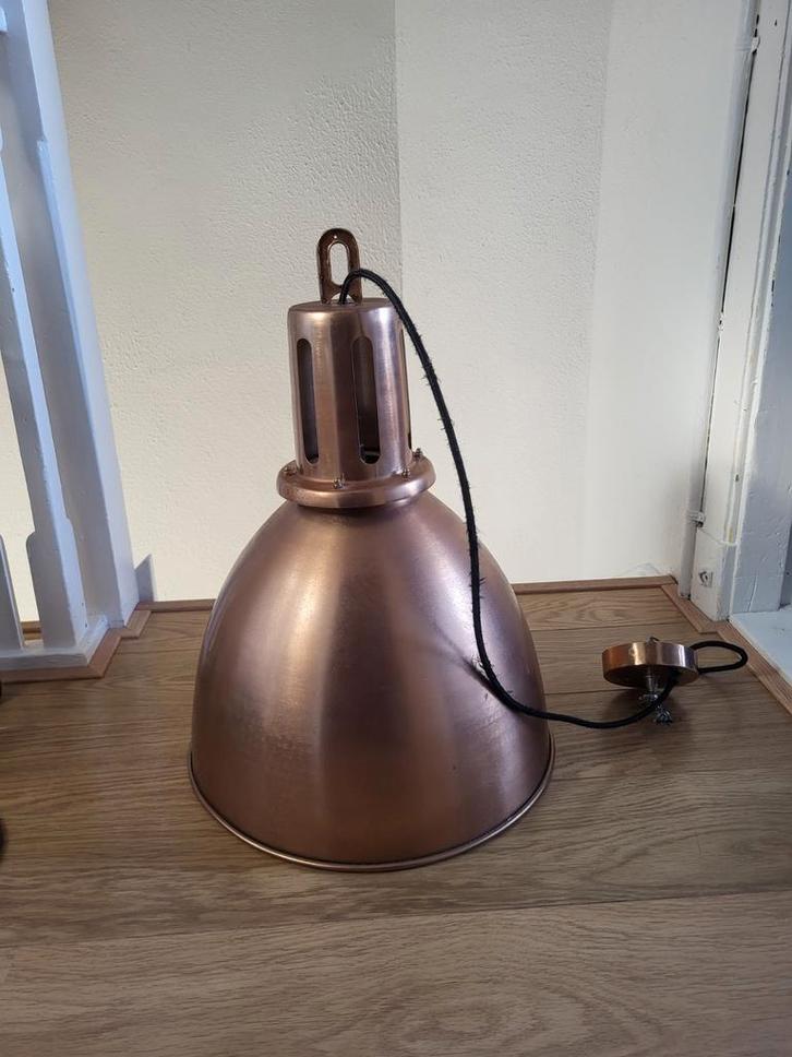 Hanglamp koperkleurig, Huis en Inrichting, Lampen | Hanglampen, Minder dan 50 cm, Ophalen