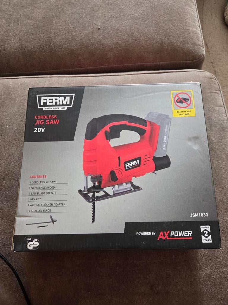 Ferm JSM1033 decoupeerzaag nieuw, Decoupeerzaag, Nieuw, Ophalen of Verzenden, 30 tot 70 mm