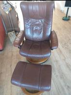 Stressless fauteuil met voetenbankje, Ophalen, Minder dan 75 cm, 50 tot 75 cm