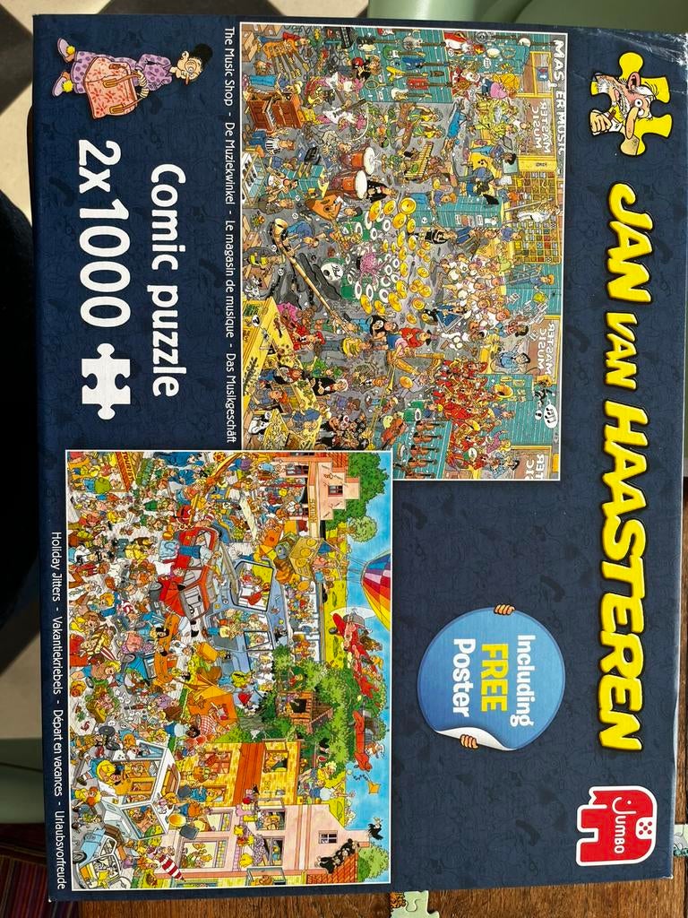 Jan van haasteren puzzels.2x1000 st 1x 950 st, Ophalen of Verzenden, 500 t/m 1500 stukjes, Zo goed als nieuw