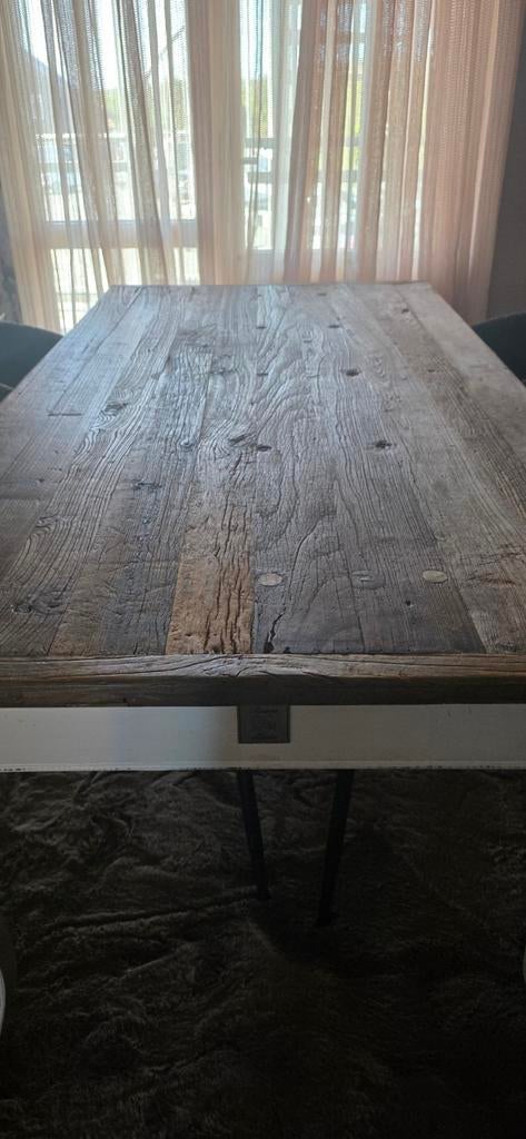 Riviera maison eettafel driftwood..., Ophalen of Verzenden, Rechthoekig, 200 cm of meer, 50 tot 100 cm