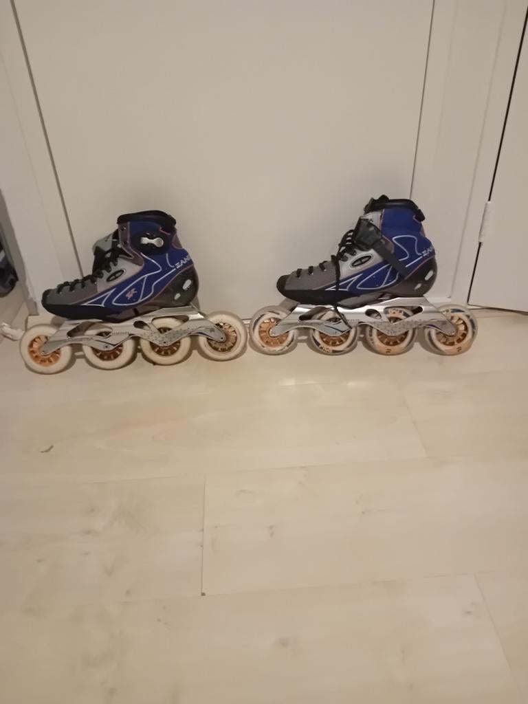 Zandstra skeelers maat 43 - Zo goed als nieuw, Sport en Fitness, Skeelers, Heren, Zo goed als nieuw, Inline skates 4 wielen, Ophalen