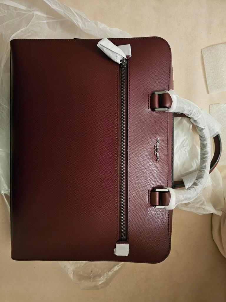 Nieuwe Michael Kors Bordeaux Rode Leren Tas, Ophalen of Verzenden, Nieuw, Rood, Handtas
